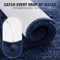 thumbnail image 2 of Fluffy Bathroom Rug Mat 24x16,Absorbent Thick Microfiber Mats with Non Slip TPR Backing,Quick Dry Machine Washable Bath Rugs for Bathroom Floor,Bathtub and Shower, 2 of 8