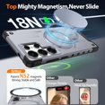 thumbnail image 4 of Samsung Galaxy-S25-Ultra-Case with Magsafe, 2×Screen Protector | S25 Ultra Magnetic Phone Case Anti-Fingerprint Military Grade Shockproof Protective Cover for Galaxy S25 Ultra Gray, 4 of 14