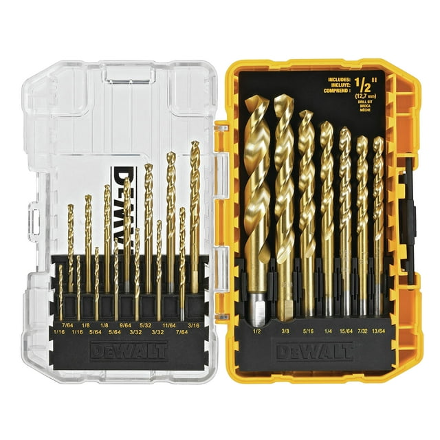 Juego de brocas de titanio DEWALT, 21 piezas (DW1342) DeWalt NA