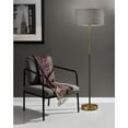 thumbnail image 4 of Adesso Bergen Floor Lamp, Black and Antique Brass, 4 of 6