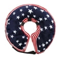 thumbnail image 1 of Dog Cone Soft Comfortable Inflatable Pet Recovery Protective Collar After Surgery for Dogs Cats Blue USA Flag L, 1 of 1