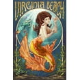 thumbnail image 4 of Virginia Beach, Virginia, Mermaid (1000 Piece Puzzle, Size 19x27, Challenging Jigsaw Puzzle for Adults and Family, Made in USA), 4 of 4