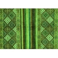 thumbnail image 1 of Ahgly Company Indoor Rectangle Abstract Green Modern Area Rugs, 7' x 9', 1 of 4