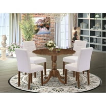 East West Furniture 5 Piece Dining Room Table Set contain A Dining Table