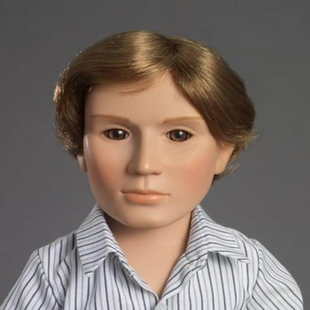 Carpatina Adam 18'' Slim Vinyl Boy Doll with Brown Hair and Hazel Eyes