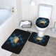 thumbnail image 3 of Juego de alfombras de baño de 3 piezas del equipo Panthers Alfombra antideslizante para baño de 24 x 16 pulgadas, 3 of 7