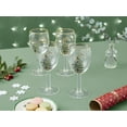 thumbnail image 4 of Spode Christmas Tree Wine Goblets with Gold Rims, Set of 4, 4 of 4