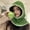 Light Green, variant on Knitted Beanies Cap For Men&Women Winter Warm Balaclava Bib Unisex Hooded Hat Neck Collar Scarf Cap Ski Cold Skullies Hat Bonnet