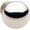 Lifetime Polished Nickel, variant on Baldwin 4960055BIN Spherical 1" Round Cabinet Knob From The Estate Collection - Nickel