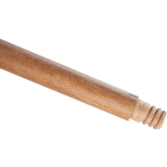Waddell Manufacturing Broom Handle Threaded Heavy Duty - 2 Piece, Select Hardwood