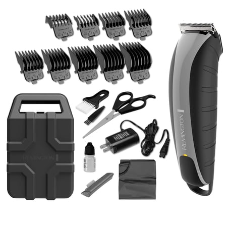 Remington Virtually Indestructible Barbershop Clipper, Lithium Rechargeable Battery, Grey, HC5870
