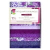 VIP Fabrics Creative Cuts Fat Quarter Bundle, Purple Floral