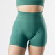 thumbnail image 4 of Gibobby Short Deportivo Pantalones cortos de algodón para mujer, cintura alta elástica, plisados, con volantes, lindos, para la playa, informales, fluidos(Glauco, L), 4 of 5