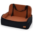 thumbnail image 1 of Gymax Dog Car Seat for Medium & Large Dogs Up to 55 lbsFoam Dog Booster Seat for Back, 1 of 10