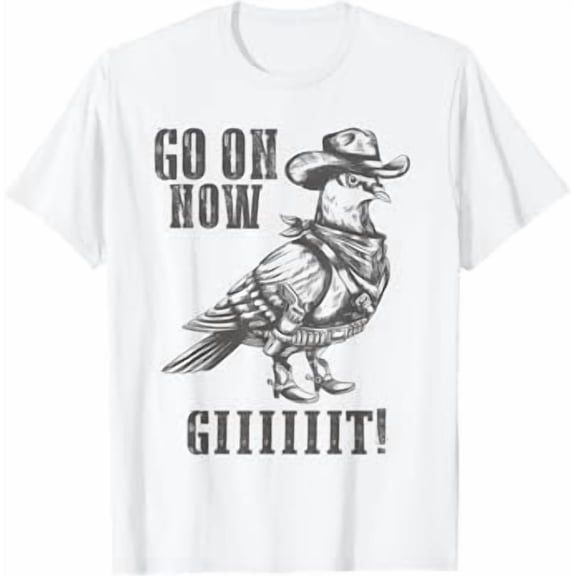 Vintage Cowboy Pigeon Western T-Shirt