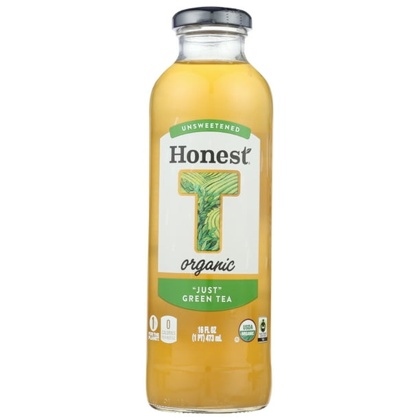Honest Tea “Just” Green Tea Unsweetened, 16 Fl Ozbottle