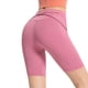 thumbnail image 1 of Gibobby Shorts Gym Mujer Pantalones de Yoga ajustados de cintura alta para mujer, pantalones de para levantamiento de glúteos, secado rápido, para correr, Fitness, Color sólid(Rosa, XL), 1 of 5