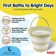 thumbnail image 5 of DOLU Foldable Baby Bath Bucket, Compact Toddler Wash Tub, Ages 6+ Months, Green, 5 of 5