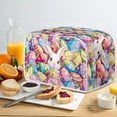 thumbnail image 3 of UNICEU Coffee Pattern Toaster Cover, Quilted Toaster Cover Fits for Most Standard 4 Slice Toasters Kitchen Small Appliance Cover, 3 of 11