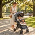 thumbnail image 4 of Cartoon Stroller Liner Pad Universal High Chair Cushion Breathable Carriage Seat Insert Soft Support Mat for Daily Walk Outdoor Camping and Road Trip Travel, 4 of 6