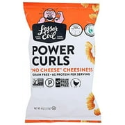 Lesserevil, Power Curls Egg And Cheese, 4 Ounce