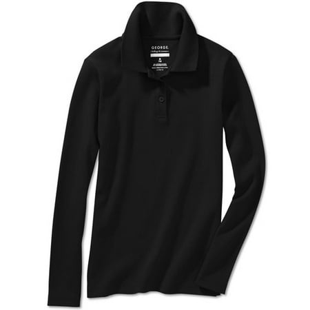 Girls' Long Sleeve Polo Shirt