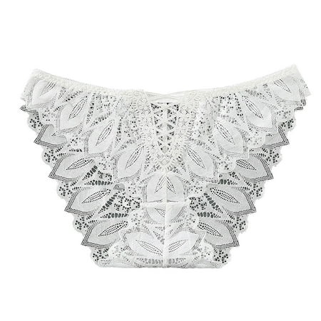 

Cathalem Women s Panties Size 7 Bikini Womens Mid Waist And Abdomen Lace And Raise The Comfy Underwear for Women Underpants White Medium