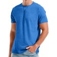 thumbnail image 5 of Wlynlyn Mens T-Shirts Crew Neck Short Sleeve Tees Casual Loose Fitted Solid Color Distressed Cotton Washed Basic Tee Shirts, 5 of 6
