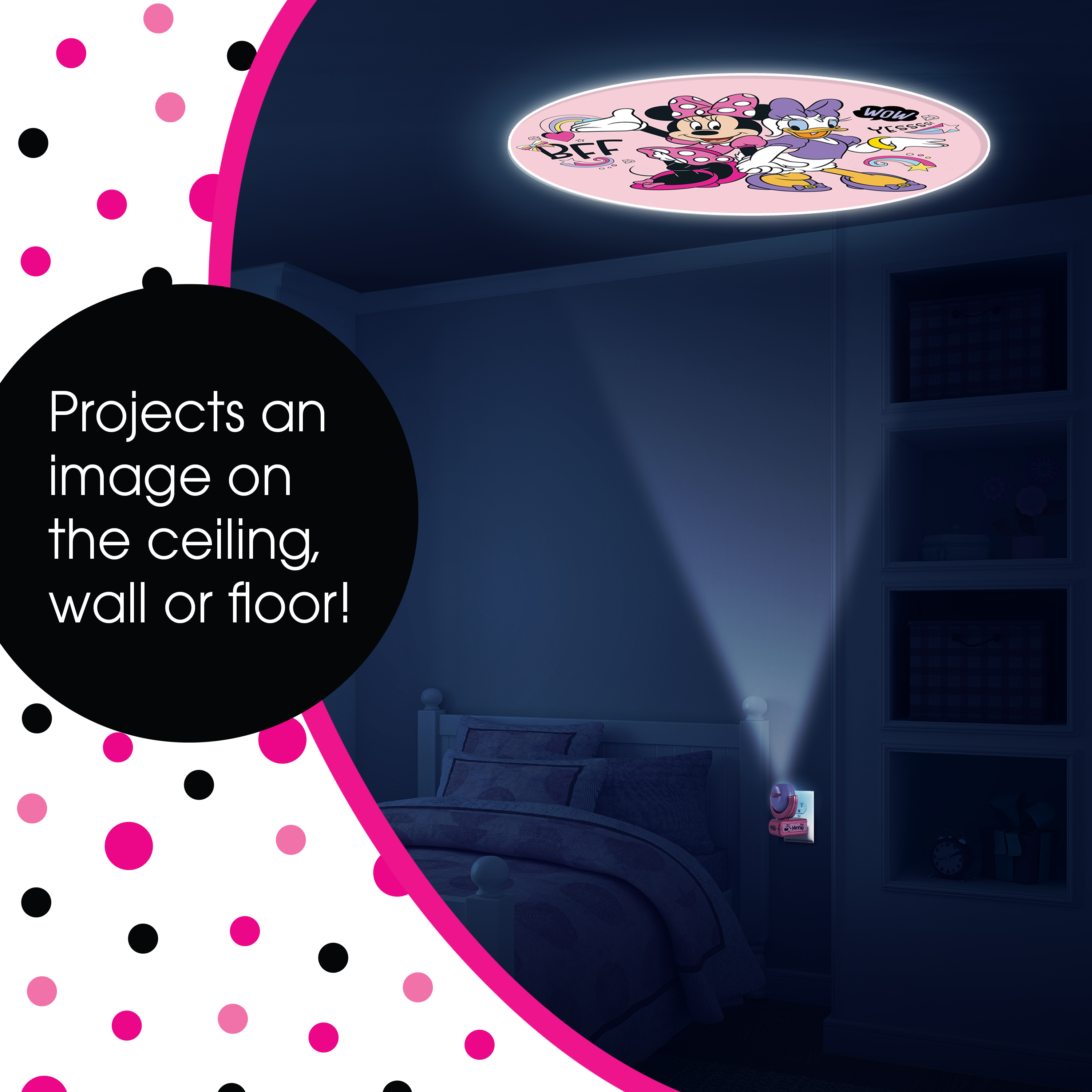 Disney Minnie Mouse Projectables 6-Image LED Night Light photo 3