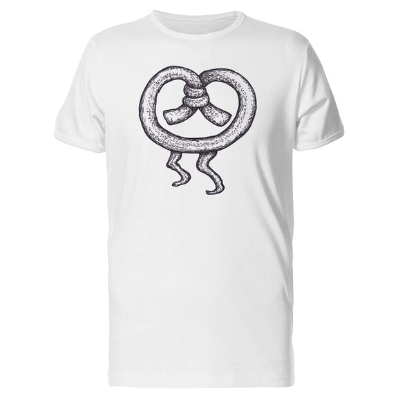 Funny Pretzel Monster Tee Men's -Image by Shutterstock