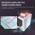 thumbnail image 3 of Funda para PC Antec C3 ARGB blanca Mid-Tower ATX con 4 ventiladores y tipo C, 3 of 9