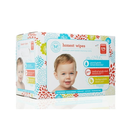 The Honest Company Baby Wipes, 8 Packs of 72, 576 count