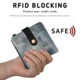 thumbnail image 4 of Small Wallet For Women Bifold Leather Pocket Coin Credit Card Holder With RFID Blocking White Wolf, 4 of 6