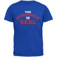 thumbnail image 1 of The Struggle Is Real Royal Adult T-Shirt, 1 of 1