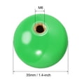 thumbnail image 2 of Mango de bola de joystick Rocker, cabeza redonda, partes de reemplazo para juegos de lucha arcade DIY, verde, 2 of 3