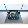 thumbnail image 4 of Juego de funda nórdica con estampado de árbol de navidad azul, ropa de cama de Navidad &, 4 of 4