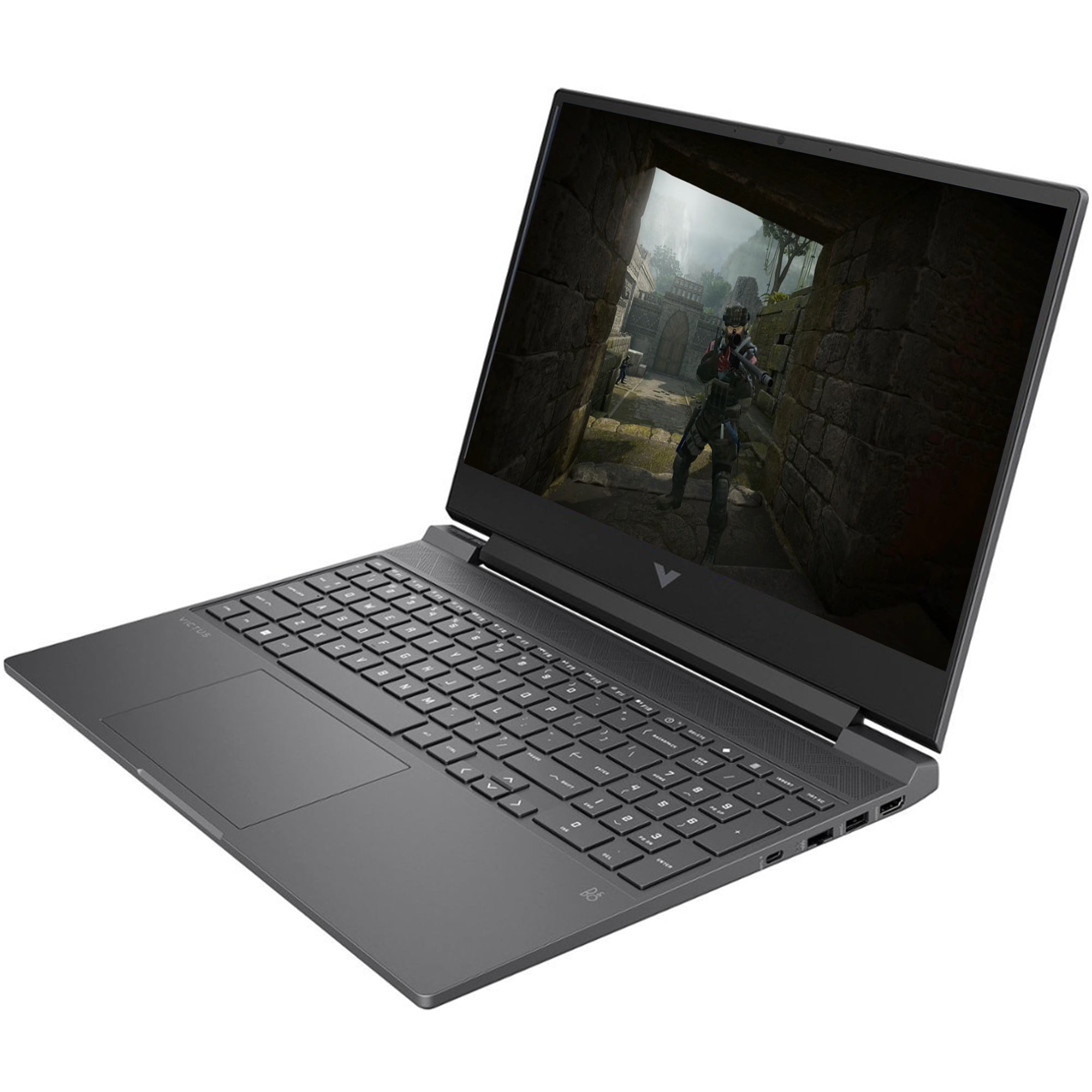 HP Victus 15 Gaming Laptop[Windows 11 Pro], 15.6" FHD IPS 144Hz Display, 6-Core AMD Ryzen 5 7535HS, 16GB DDR5 RAM, 512GB SSD, GeForce RTX 2050, Backlit KB, Wi-Fi 6, BT 5.3, RJ45, w/accessories