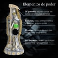 thumbnail image 3 of Santa Muerte Vestida Plateada Éxito Y Abundancia 15 Cm+ Libro, 3 of 7