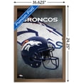 thumbnail image 2 of NFL Denver Broncos - Helmet 16 Wall Poster, 14.725" x 22.375", Framed, 2 of 3