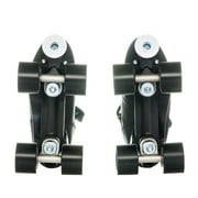 Chicago Skates Men's Deluxe Quad Roller Skates, Classic Rink Skate, Size 12, Black