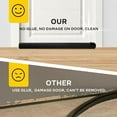 thumbnail image 6 of Door Draft Stopper Door Sweep Weather Stripping Noise Blocker Window Breeze Blocker Adjustable Door Sweeps, Black, 6 of 7