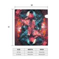 thumbnail image 4 of Gukieu Red Flame Wolf Head Print Magnetic Mailbox Cover, Sun-proof and Waterproof Home Yard Mailbox Cover-25.5x21 in, 4 of 8