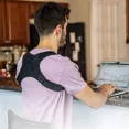 thumbnail image 3 of Men Adjustable Back Posture Corrector Shapewear Correction Belt Shoulder Correction Brace Straps Back Support Body Shaper Belts L, 3 of 6