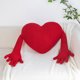 thumbnail image 1 of Almohada de corazón, linda y divertida almohada de corazón, almohada de felpa, cojín, rendimiento de primera categoría, 1 of 8