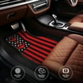 thumbnail image 6 of Yiaed Nautical American Flag Print Carpet Floor Mats for Cars, Auto Accessories Front & Rear Car Floor Mats Car Floor Foot Mat Sets of 4 Pieces, 6 of 7