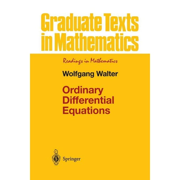 Graduate Texts in Mathematics Ordinary Differential Equations, Book 182, (Paperback)