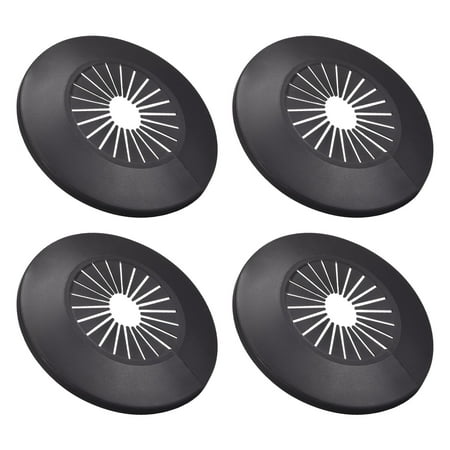 

Uxcell Pipe Cover Decoration 30mm-50mm PP Escutcheon Water Pipe Drain Line Cover Black 4 Pack