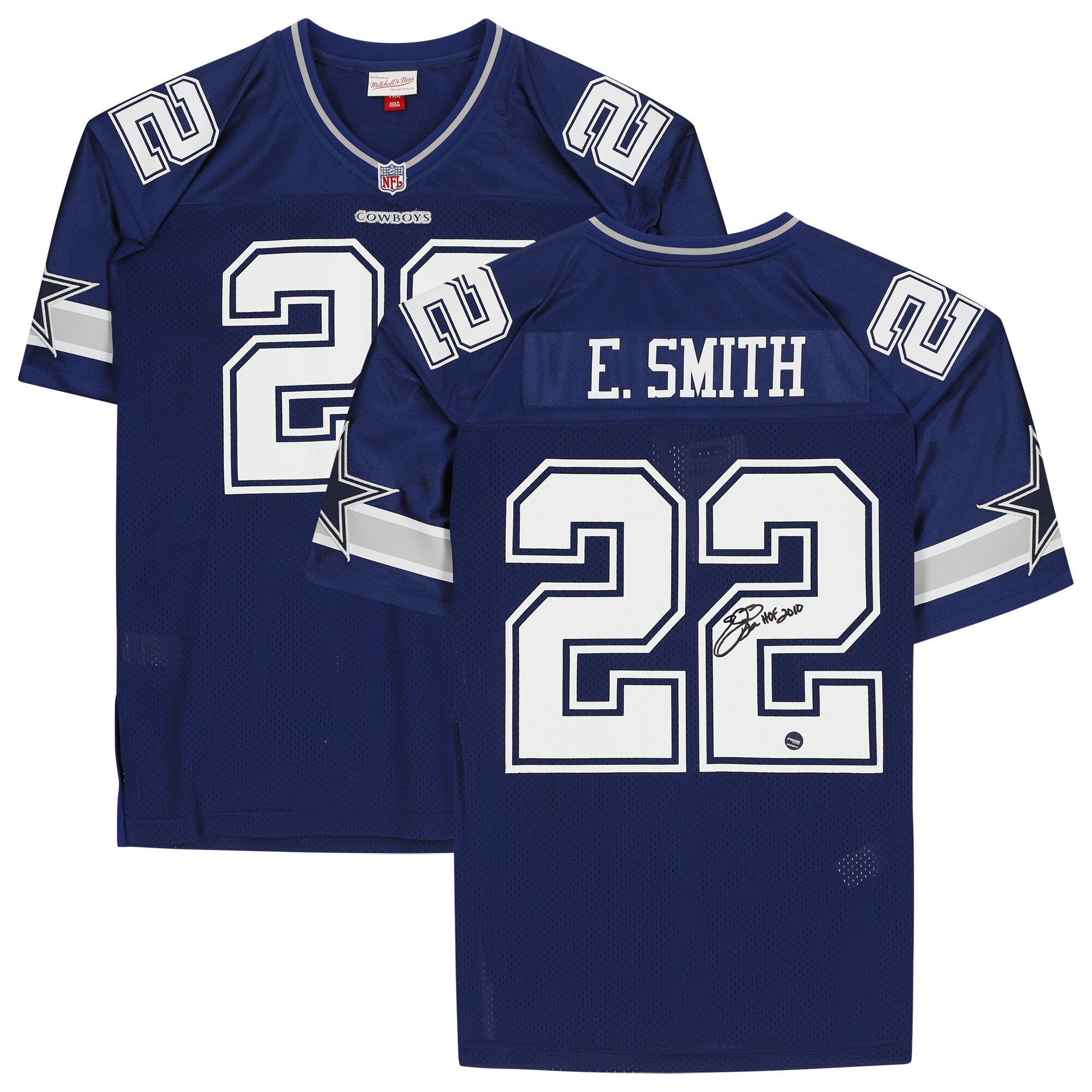 Mitchell & Ness Authentic Emmitt Smith Dallas Cowboys White 2000 Jersey