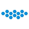 thumbnail image 1 of JDEFEG 24 s Removable Acrylic Mirror Setting Wall Sticker Decal for Home Living Room Bedroom Hexagon Acrylic Diy Wall Sticker 3D Stereo Home Decor with Adhesive On Mirror Tiles Octagon Blue, 1 of 7