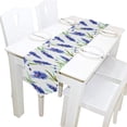 thumbnail image 5 of ColourLife Table Runner Delicate Lavender Flowers Washable Table Cloth Runner for Holiday Home Wedding Table Top Decoration 13x70 Inches, 5 of 5